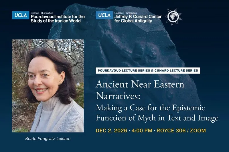 Myth, Text and Image in Ancient Mesopotamia: A Narrative Reading of the World, lecture by Beate Pongratz-Leisten.
